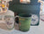 Candle, mug and coaster set